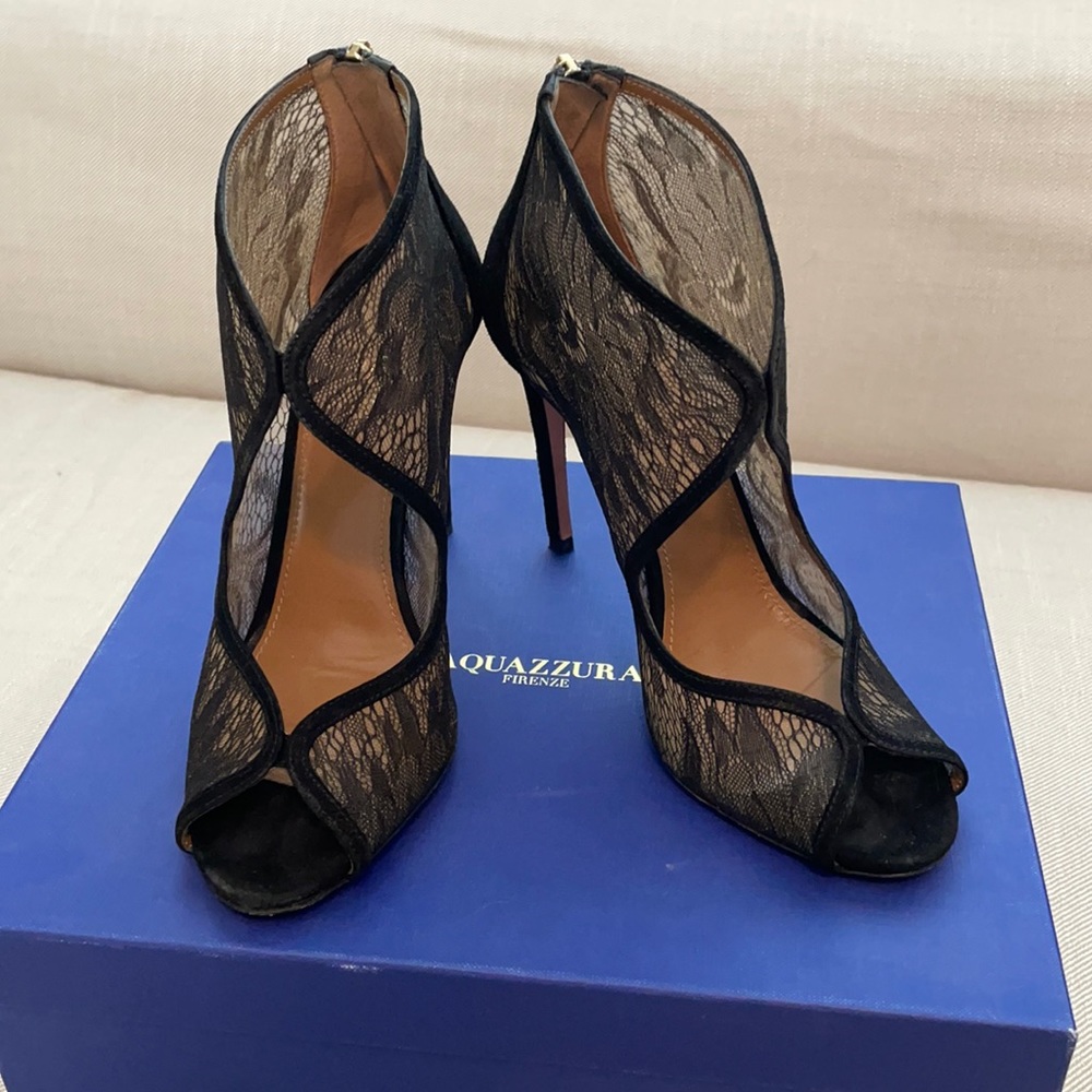 Aquazzura Lace Heels Size 37.5